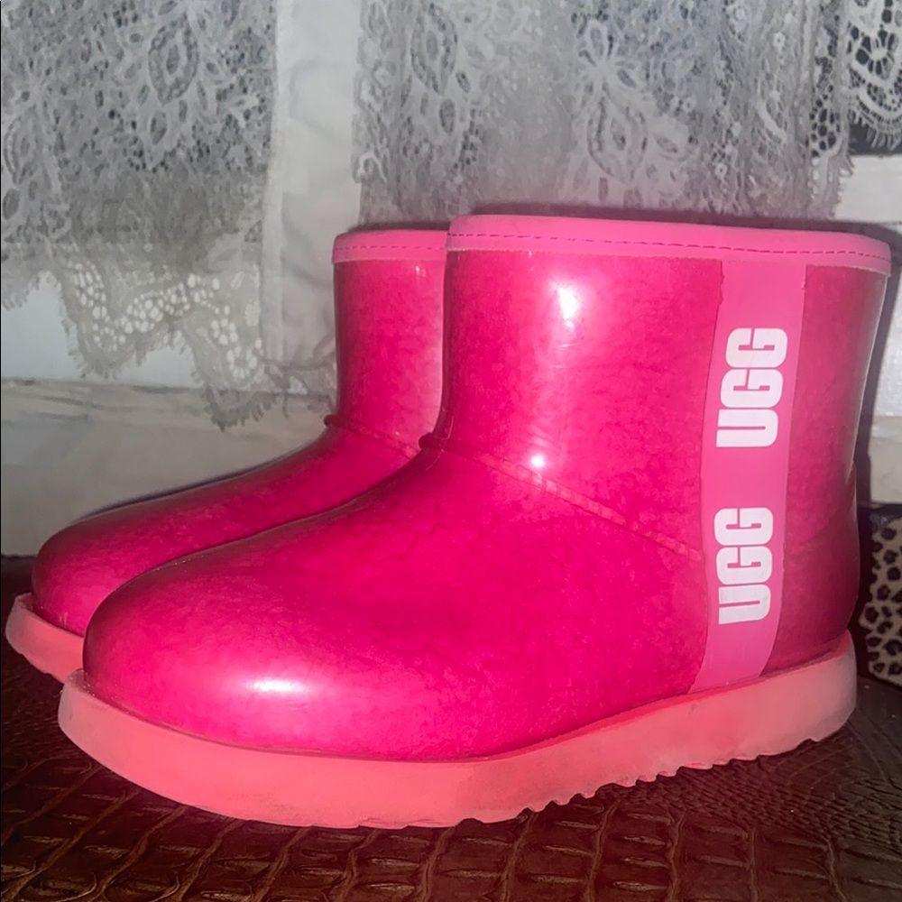 UGG Neon Pink Waterproof Boots